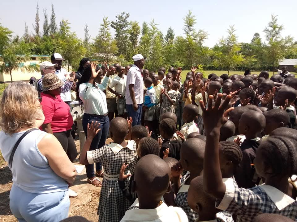 WASH project site visits in Schools.